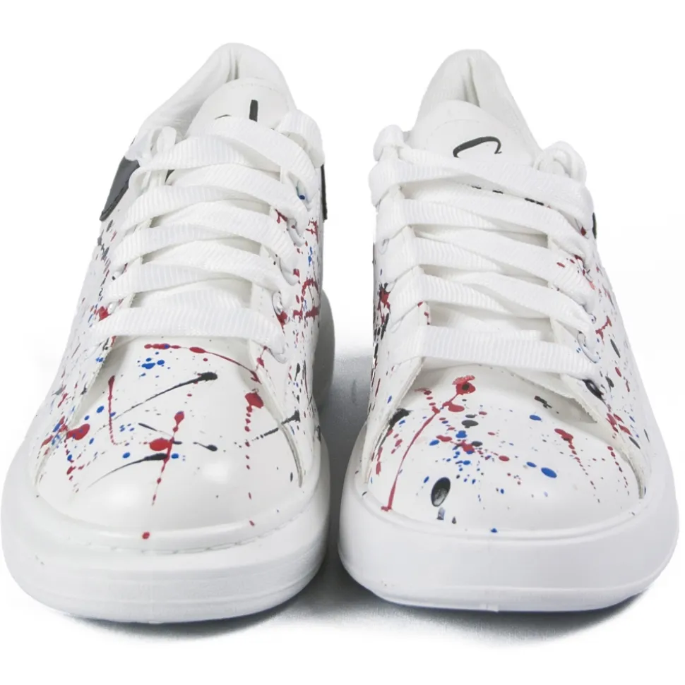 Snob Sneakers - True Colors By Veronica Moon - Sneakers - White Leather - Handmade in Italy - Luxury Exclusive Collection - Avvenice