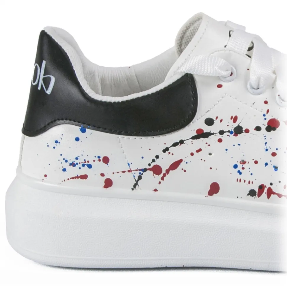 Snob Sneakers - True Colors By Veronica Moon - Sneakers - White Leather - Handmade in Italy - Luxury Exclusive Collection - Avvenice
