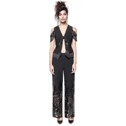 Sofia Provera - Agata Pants - Dress - Luxury Exclusive Collection - Haute Couture Made in Italy - Luxury High Quality Dress - Avvenice