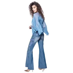 Sofia Provera - Ametista - Jeans - Luxury Exclusive Collection - Haute Couture Made in Italy - Luxury High Quality Dress - Avvenice