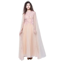 Sofia Provera - Domino Cape - Dress - Luxury Exclusive Collection - Haute Couture Made in Italy - Luxury High Quality Dress - Avvenice