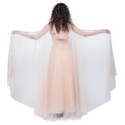 Sofia Provera - Domino Cape - Dress - Luxury Exclusive Collection - Haute Couture Made in Italy - Luxury High Quality Dress - Avvenice