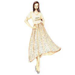 Sofia Provera - Perla Top - Dress - Luxury Exclusive Collection - Haute Couture Made in Italy - Luxury High Quality Dress - Avvenice