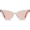 Stella McCartney - Beige Cat Eye Sunglasses - Beige - Sunglasses - Stella McCartney Eyewear - Avvenice