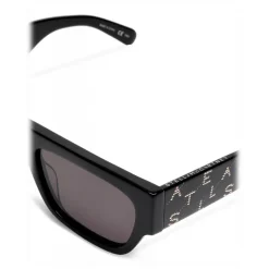 Stella McCartney - Black Square Sunglasses with Monogram - Nero - Sunglasses - Stella McCartney Eyewear - Avvenice
