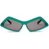 Stella McCartney - Green Rectangular Sunglasses - Green - Sunglasses - Stella McCartney Eyewear - Avvenice