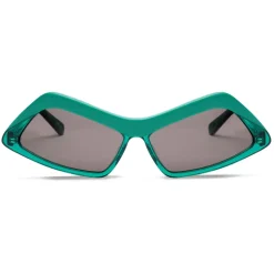 Stella McCartney - Green Rectangular Sunglasses - Green - Sunglasses - Stella McCartney Eyewear - Avvenice