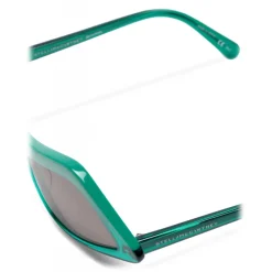 Stella McCartney - Green Rectangular Sunglasses - Green - Sunglasses - Stella McCartney Eyewear - Avvenice