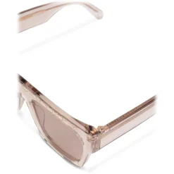 Stella McCartney - Havana Square Sunglasses with Logo - Beige Icy - Sunglasses - Stella McCartney Eyewear - Avvenice