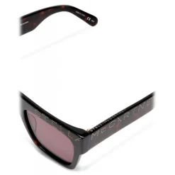 Stella McCartney - Havana Square Sunglasses with Logo - Havana - Sunglasses - Stella McCartney Eyewear - Avvenice