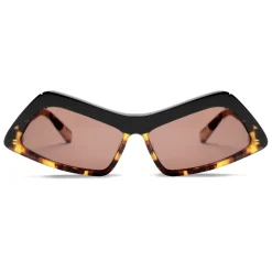 Stella McCartney - Havana Rectangular Sunglasses - Havana - Sunglasses - Stella McCartney Eyewear - Avvenice