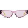 Stella McCartney - Lilac Square Sunglasses - Lilac - Sunglasses - Stella McCartney Eyewear - Avvenice