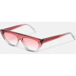 Stella McCartney - Shiny Transparent Round Sunglasses - Pink - Sunglasses - Stella McCartney Eyewear - Avvenice