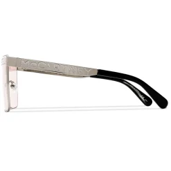 Stella McCartney - Square Silver Sunglasses - Silver Pink - Sunglasses - Stella McCartney Eyewear - Avvenice