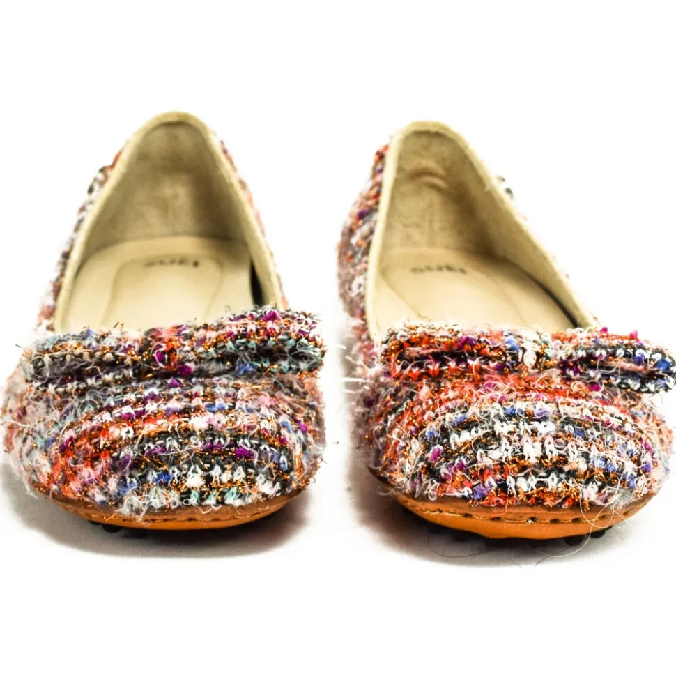 Suèi - Ballerina Multicolor with Car Shoes Sole - Handmade in Italy - Luxury Exclusive Collection - Avvenice