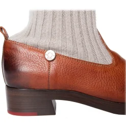 Suèi - Boots With Bootleg Cashemir Socks - Beige - Dark Brown - Handmade in Italy - Luxury Exclusive Collection - Avvenice