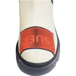 Suèi - Chelsea Boots with Patch Suèi - Orange - Beige - Black - Handmade in Italy - Luxury Exclusive Collection - Avvenice