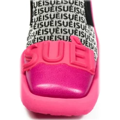 Suèi - Loafers of Bi-Color Jasquard with Fuxia Tou - Handmade in Italy - Luxury Exclusive Collection - Avvenice