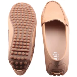 Suèi - Moccasins Colour Cappuccino -  Handmade in Italy - Luxury Exclusive Collection - Avvenice