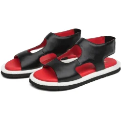 Suèi - Sandals in Padded Nappa - Handmade in Italy - Luxury Exclusive Collection - Avvenice