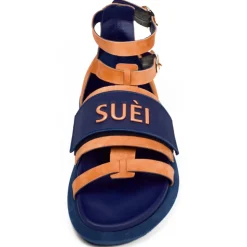Suèi - Sandals With Velcro Smart/Suèi - Handmade in Italy - Luxury Exclusive Collection - Avvenice