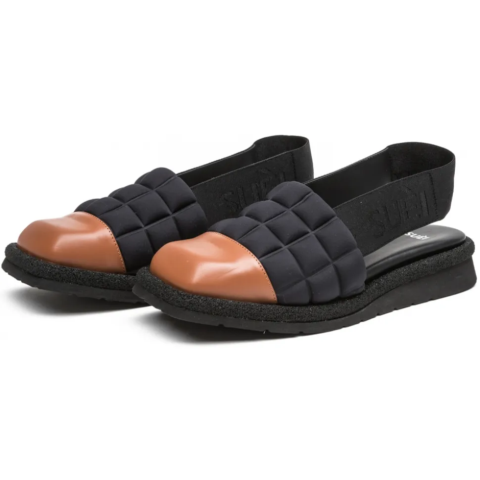 Suèi - Slingback With Squared Toe - Handmade in Italy - Luxury Exclusive Collection - Avvenice