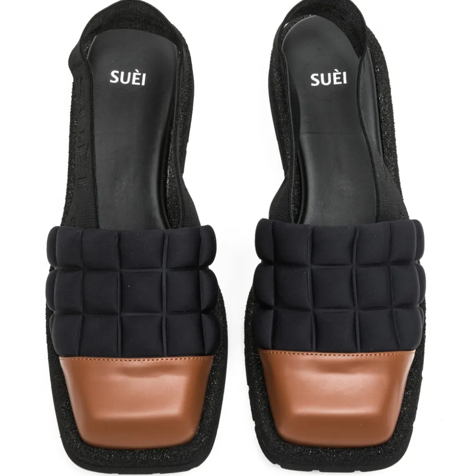 Suèi - Slingback With Squared Toe - Handmade in Italy - Luxury Exclusive Collection - Avvenice
