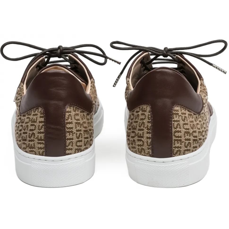 Suèi - Sneakers of Bi-color Jacquard - Milan 1932 - Handmade in Italy - Luxury Exclusive Collection - Avvenice