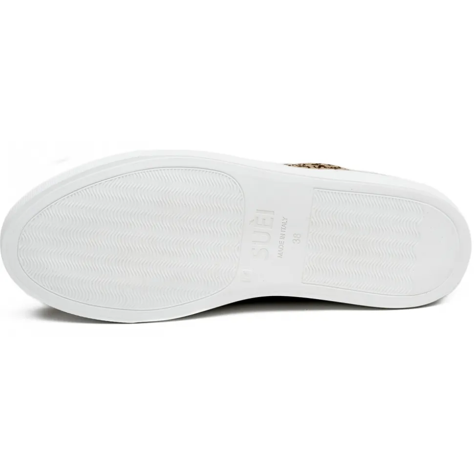 Suèi - Sneakers of Bi-color Jacquard - Milan 1932 - Handmade in Italy - Luxury Exclusive Collection - Avvenice