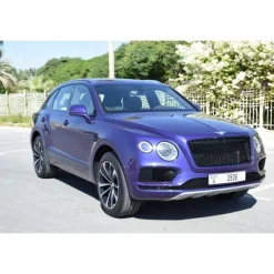 Superior Car Rental - Bentley Bentayga - Blue - Exclusive Luxury Rent - Avvenice