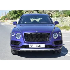 Superior Car Rental - Bentley Bentayga - Blue - Exclusive Luxury Rent - Avvenice