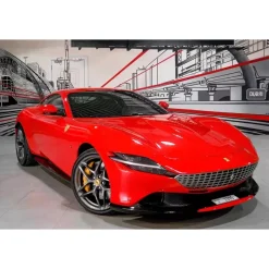 Superior Car Rental - Ferrari Roma - Red - Exclusive Luxury Rent - Avvenice