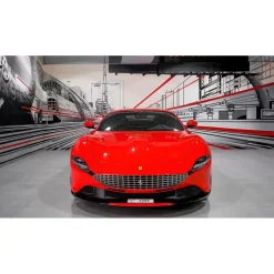 Superior Car Rental - Ferrari Roma - Red - Exclusive Luxury Rent - Avvenice