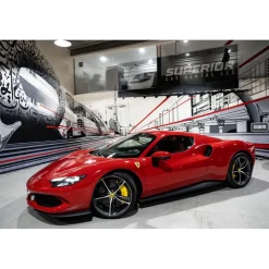 Superior Car Rental - Ferrari 296 GTS - Red - Exclusive Luxury Rent - Avvenice