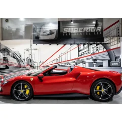 Superior Car Rental - Ferrari 296 GTS - Red - Exclusive Luxury Rent - Avvenice