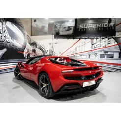 Superior Car Rental - Ferrari 296 GTS - Red - Exclusive Luxury Rent - Avvenice