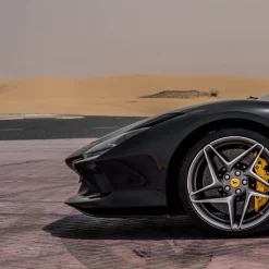 Superior Car Rental - Ferrari F8 Tributo - Black - Exclusive Luxury Rent - Avvenice
