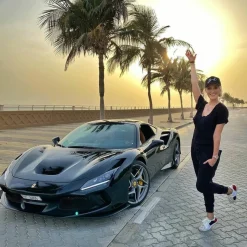 Superior Car Rental - Ferrari F8 Tributo - Black - Exclusive Luxury Rent - Avvenice