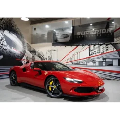 Superior Car Rental - Ferrari 296 GTB - Red - Exclusive Luxury Rent - Avvenice