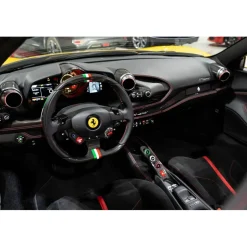 Superior Car Rental - Ferrari F8 Spider Tri-Coat Italia - Giallo - Yellow - Exclusive Luxury Rent - Avvenice