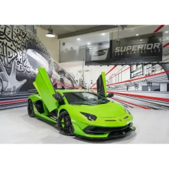 Superior Car Rental - Lamborghini Aventador SVJ - Green - Exclusive Luxury Rent - Avvenice