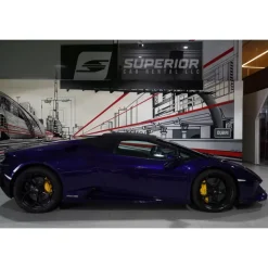 Superior Car Rental - Lamborghini Huracán EVO Spyder - Violet - Exclusive Luxury Rent - Avvenice