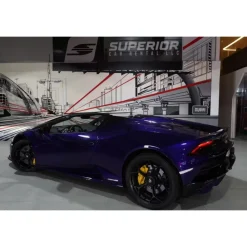 Superior Car Rental - Lamborghini Huracán EVO Spyder - Violet - Exclusive Luxury Rent - Avvenice