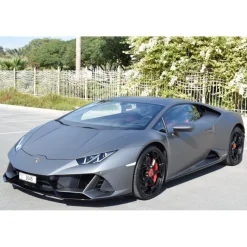 Superior Car Rental - Lamborghini Huracan Evo - Gray - Exclusive Luxury Rent - Avvenice