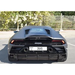 Superior Car Rental - Lamborghini Huracan Evo - Gray - Exclusive Luxury Rent - Avvenice
