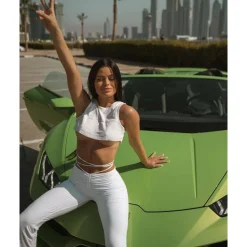 Superior Car Rental - Lamborghini Huracán EVO Spyder - Green - Exclusive Luxury Rent - Avvenice