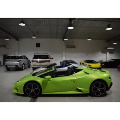 Superior Car Rental - Lamborghini Huracán EVO Spyder - Green - Exclusive Luxury Rent - Avvenice