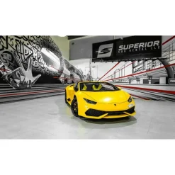 Superior Car Rental - Lamborghini Huracan Spider - Yellow - Exclusive Luxury Rent - Avvenice