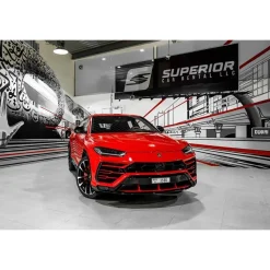 Superior Car Rental - Lamborghini Urus - Red - Exclusive Luxury Rent - Avvenice