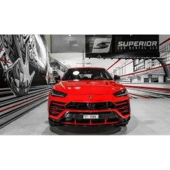 Superior Car Rental - Lamborghini Urus - Red - Exclusive Luxury Rent - Avvenice